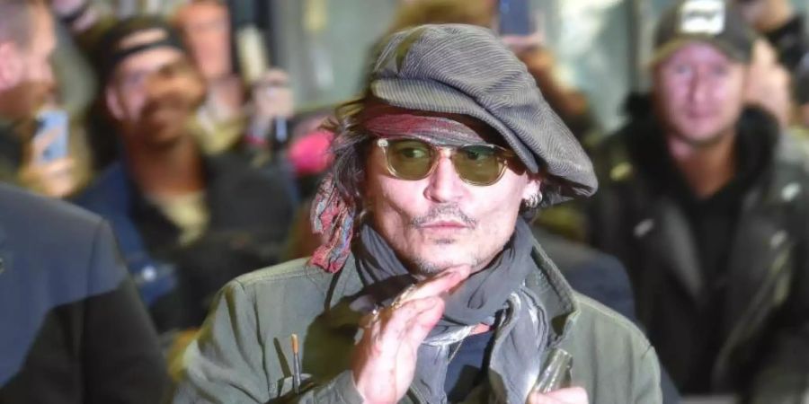 Johnny Depp beim Internationalen Karlsbader Filmfestival. Foto: Kube Slavomír/CTK/dpa