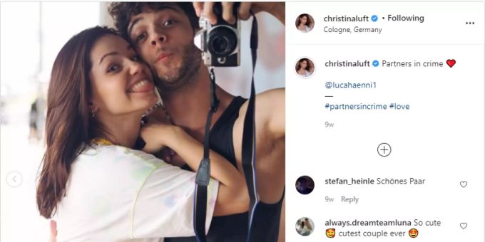 Luca Hänni und Christina Luft folgen dem Motto «Was sich liebt, das neckt sich.» Luca Hänni