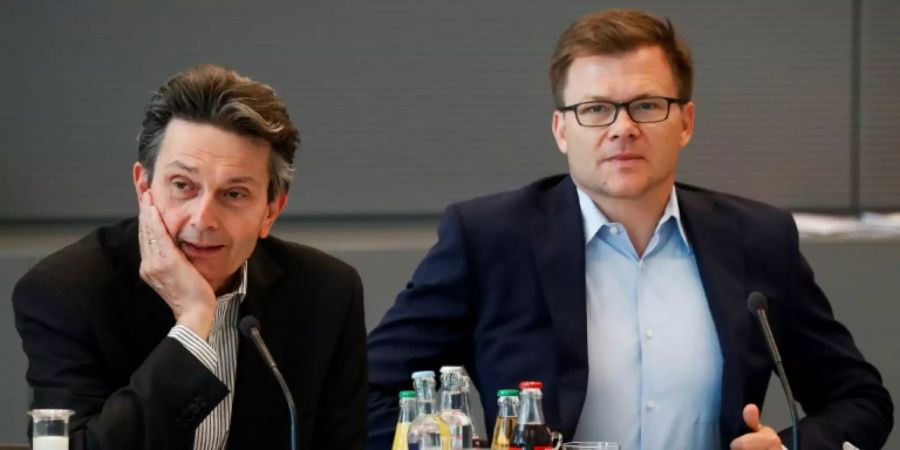 Schneider (r) mit SPD-Fraktionschef Rolf Mützenich 2019