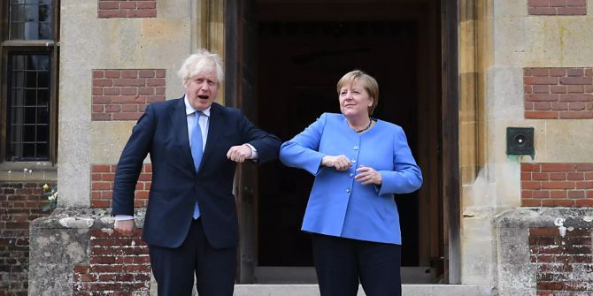 angela merkel boris johnson