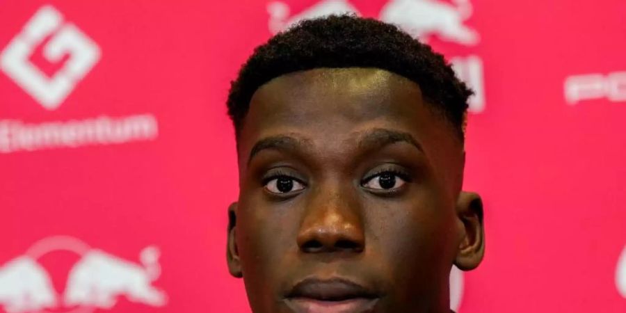 Neu bei RB Leipzig: Ilaix Moriba. Foto: Peter Endig/dpa-Zentralbild/ZB