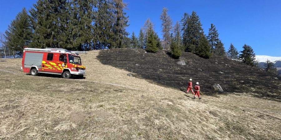 Molinis: Flurbrand fordert Feuerwehreinsatz