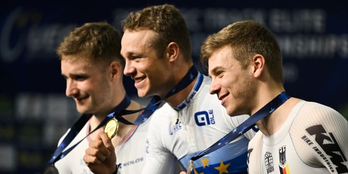 Jonathan Milan triumphiert im Tissot Velodrome. Tissot Velodrome