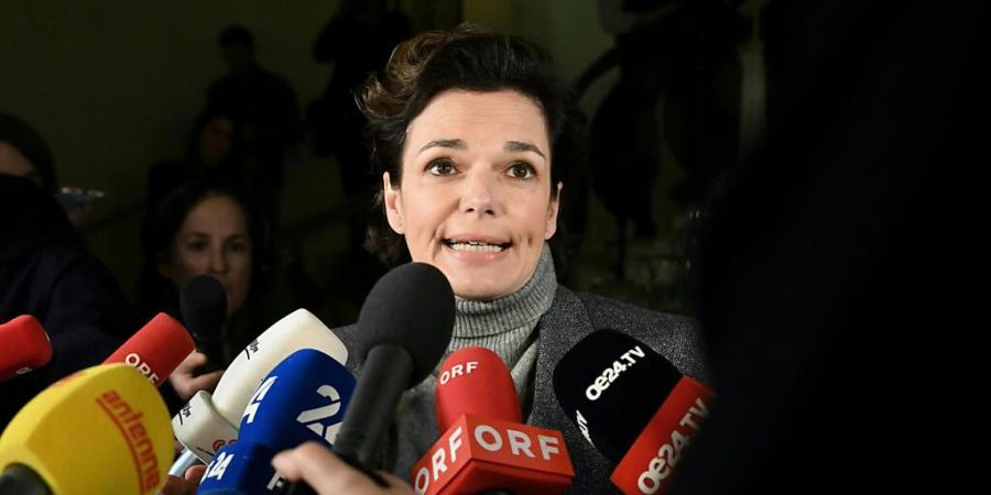 Pamela Rendi-Wagner, Vorsitzende der SPÖ, spricht im Rahmen der Landtagswahlen im österreichischen Bundesland Kärnten mit der Presse. Foto: Barbara Gindl/APA/dpa