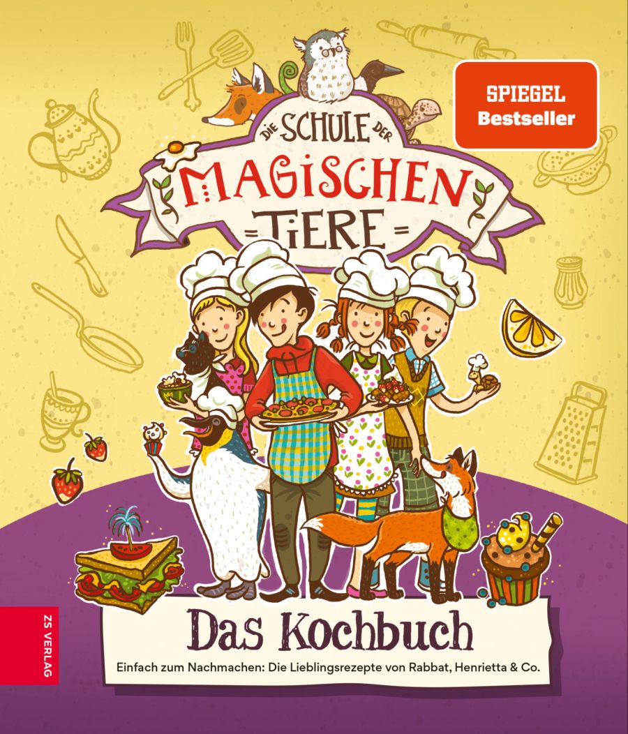 Titel Kochbuch Cover Tiere