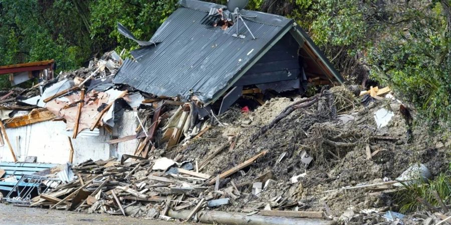 Sturmschäden nahe Auckland