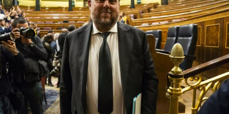 Für die konstituierende Sitzung des spanischen Parlament im Mai wurde Junqueras freigelassen