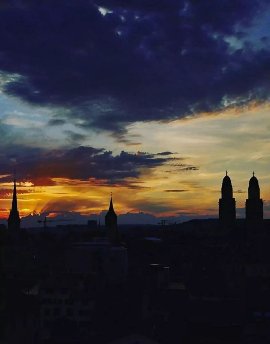 Himmel im Zürich.