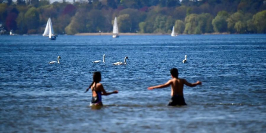 Kinder im Berliner Strandbad Wannsee