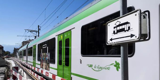 Die Vorortbahn Lausanne-Echallens-Bercher (LEB). (Archivbild) Lausanne-Echallens-Bercher