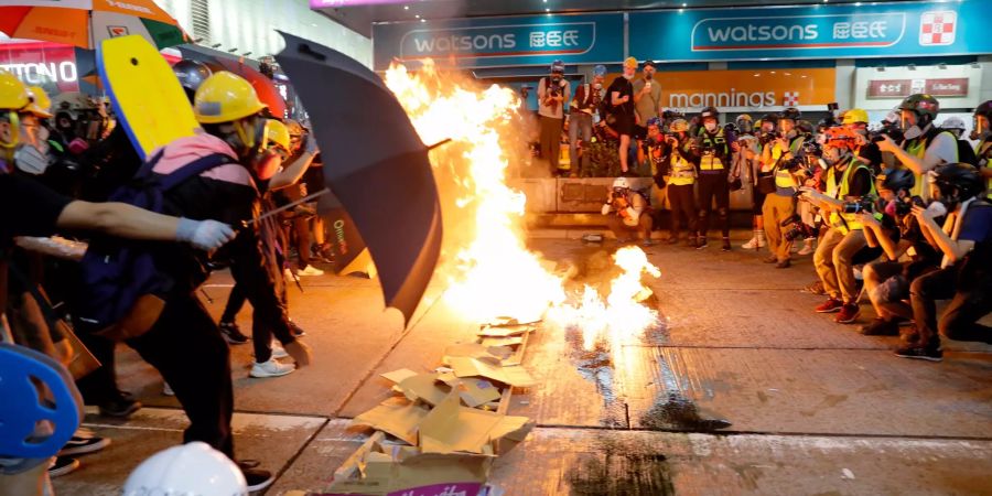 Demonstrationen in Hongkong