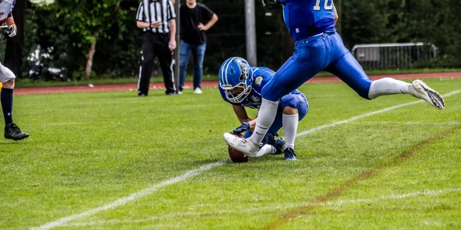 PAT (Point after Touchdown) verwandelt von Chris Zieger, Bild von Harris Dinger