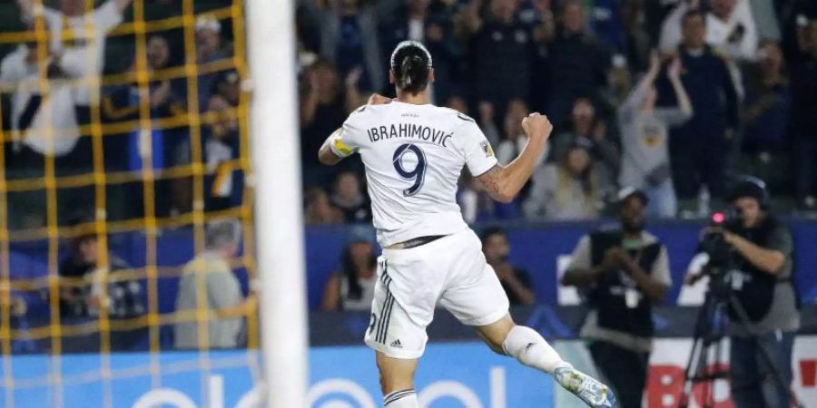 Zlatan Ibrahimovic schoss Galaxy zum Sieg. Foto: Ringo Chiu/ZUMA Wire