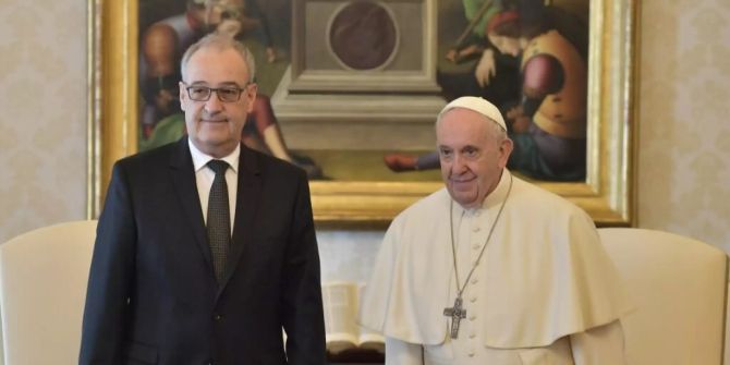 Guy Parmelin Papst Franziskus