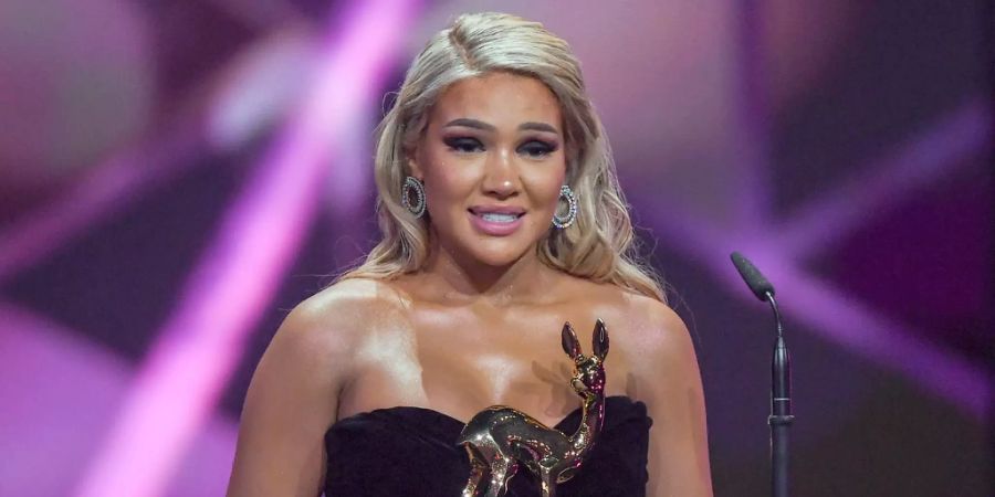 Shirin David bei einer Preisverleihung. Derzeit ist sie im TV auch bei «The Voice of Germany» als Jurorin zu sehen.