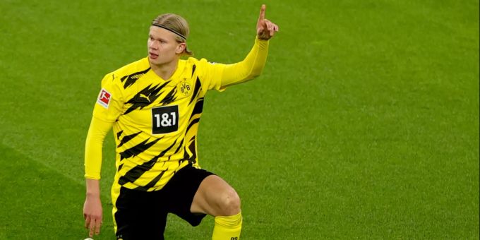 Erling Haaland soll vor einem Wechsel vom BVB zu Real Madrid stehen. Erling Haaland BVB Madrid