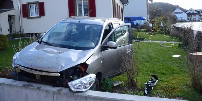 Selbstunfall in Ormalingen.