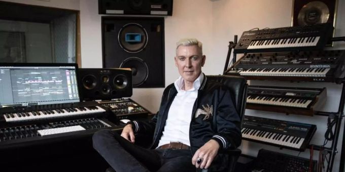 Scooter-Frontmann H.P. Baxxter in seinem Studio. Foto: Christian Charisius/dpa Scooter-Frontmann H.P. Baxxter in seinem Studio. Foto: Christian Charisius/dpa