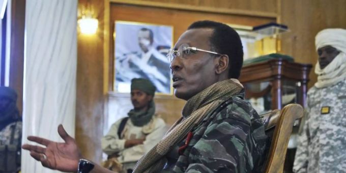 Präsident Idriss Deby Itno, hier bei einer Pressekonferenz 2008, ist tot. (Archivbild) Idriss Déby Itno