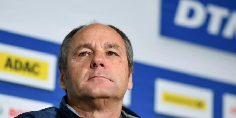 Tippt auf Max Verstappen als F1-Weltmeister: DTM-Chef Gerhard Berger. Foto: Uwe Anspach/dpa