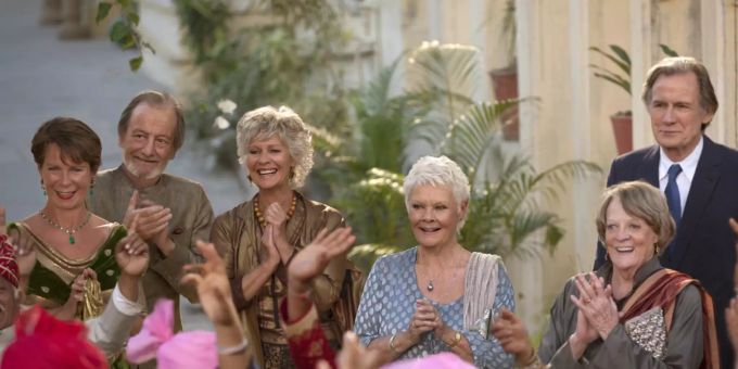 Ronald Pickup im Enseble von «The Second Best Exotic Merrygold Hotel». Ronald Pickup