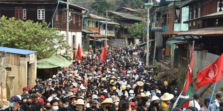 Proteste in Myanmar