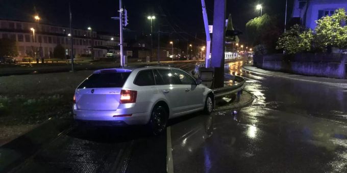 Verkehrsunfall in Murten.