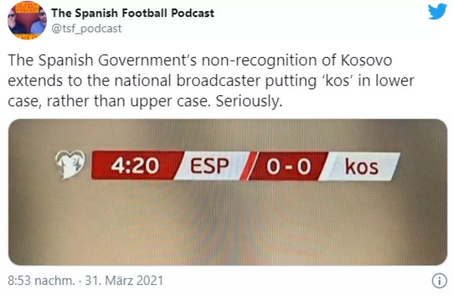 Spanien Kosovo