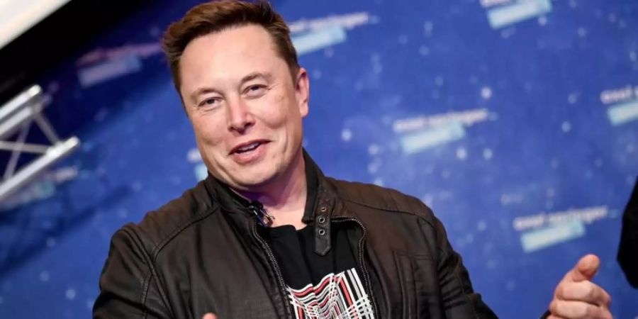 Elon Musk, Tesla-CEO, bei der Verleihung des Axel Springer Award in Berlin. Foto: Britta Pedersen/dpa-Zentralbild/dpa-pool/dpa