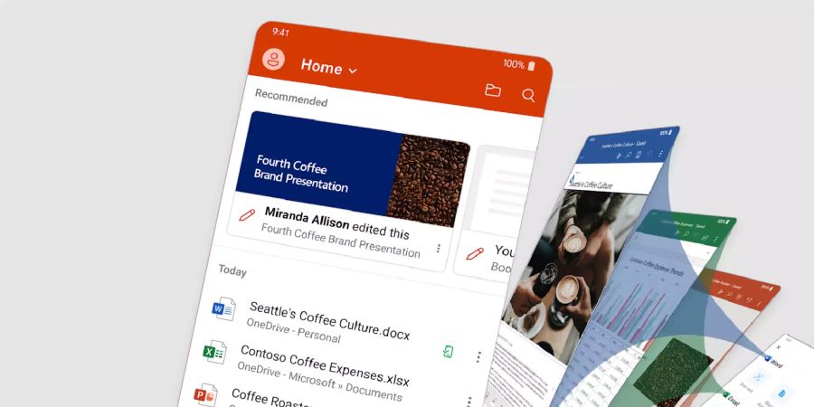 Microsoft Office Android Dark