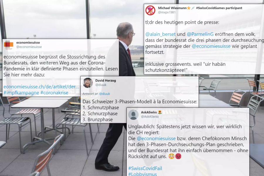 Parmelin Economiesuisse Phasen Tweets