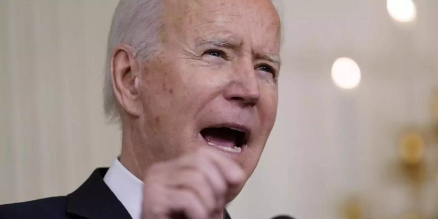 Macht noch keine Angaben dazu, was für Konsequenzen die Erkenntnisse für Russland haben könnten: Joe Biden. Foto: Patrick Semansky/AP/dpa