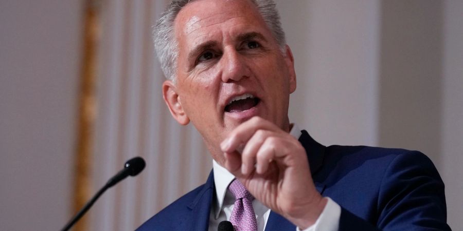 Kevin McCarthy hat seine Position im Streit um die Schuldenobergrenze bekräftigt.