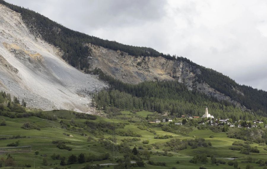 Das Bündner Dorf wurde im Mai evakuiert.