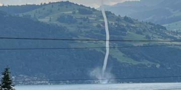 Wasserhose Thunersee