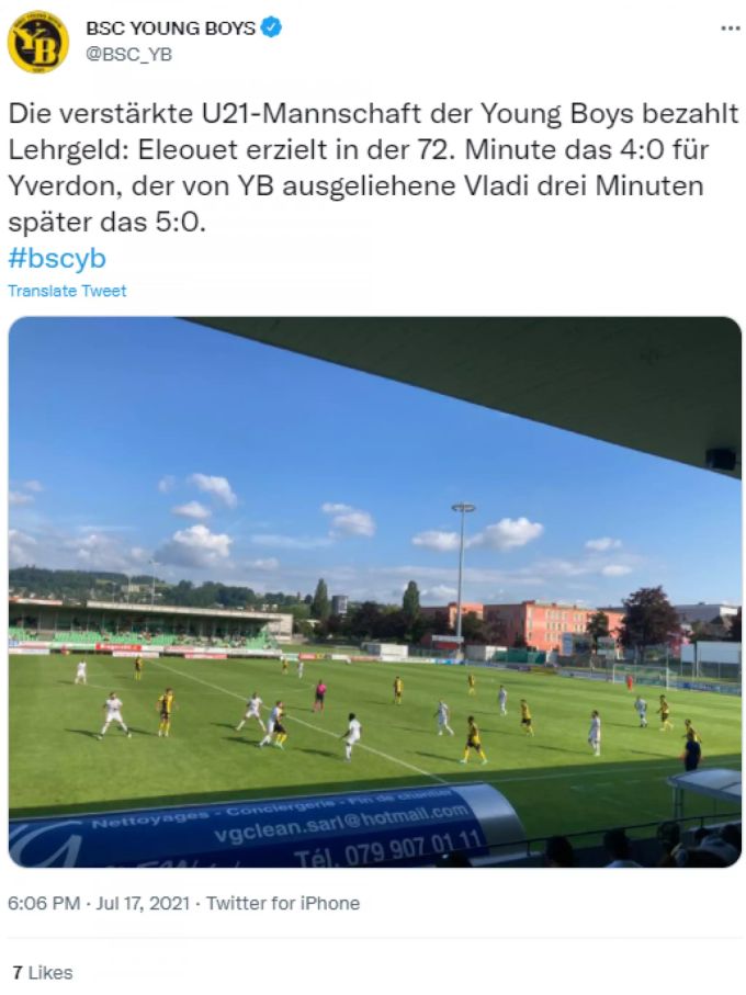 YB muss sich Yverdon klar geschlagen geben. yb