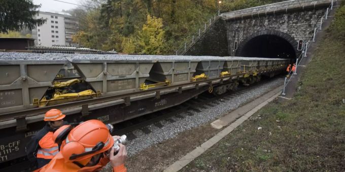 Der Hauensteintunnel wird saniert. (Archivbild) Hauenstein Tunnel