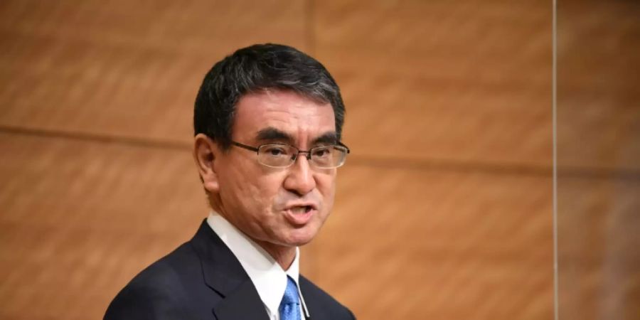 Der japanische Minister Taro Kono