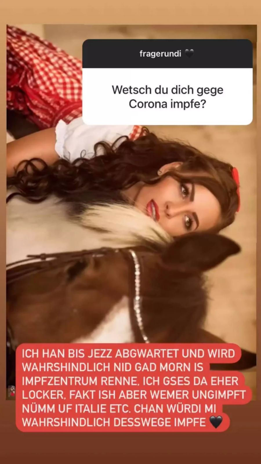 Dina Rossi ist noch nicht geimpft.