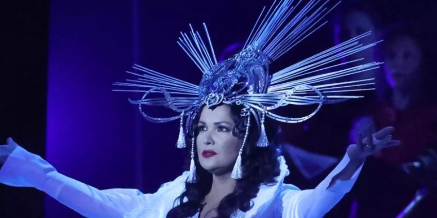 Anna Netrebko feiert ihren 50. Geburtstag im Kreml. Foto: Vladimir Gerdo/epa Tass/dpa