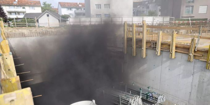 Der Sachschaden ist beträchtlich. Brand