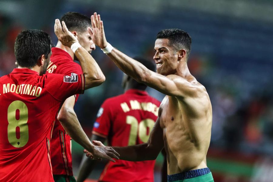 Mit dem Sieg über Irland bleibt Portugal auf Platz 1 der WM-Qualigruppe A.