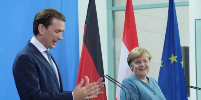 Kurz und Merkel Kurz und Merkel