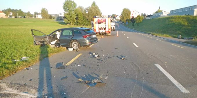 Die Autofahrerin wurde mittelschwer verletzt und musste ins Spital gebracht werden. Kantonspolizei Thurgau