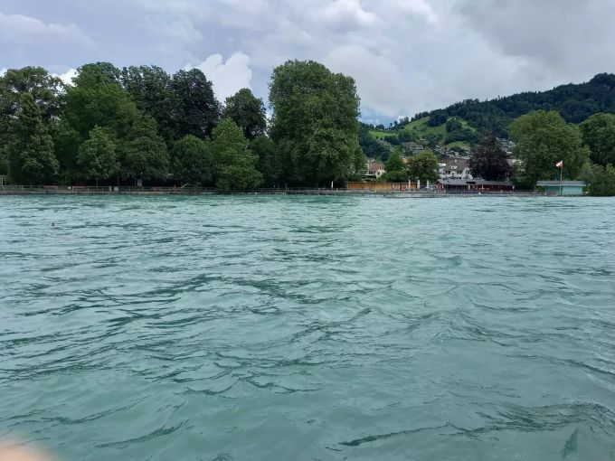 Unwetter Thun Aare