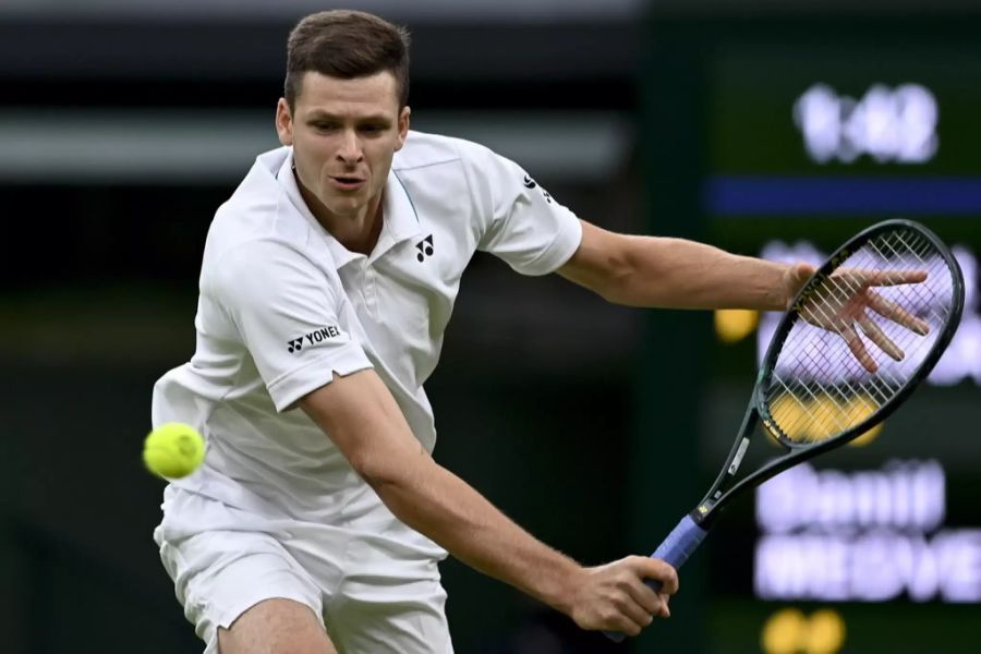 Als nächstes trifft der Schweizer in Wimbledon auf den Polen Hubert Hurkacz.