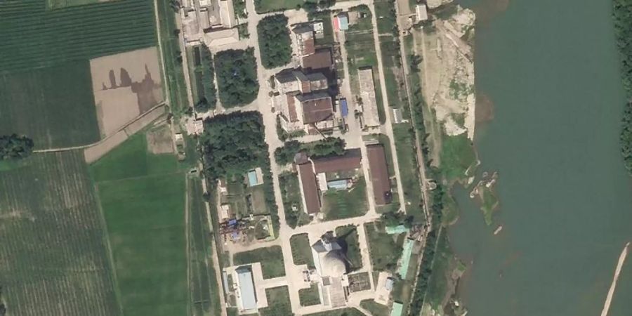 Auf diesem von Planet Labs Inc. veröffentlichten Satellitenfoto ist der Nuklearkomplex in Yongbyon zu sehen. Foto: Planet Labs Inc./Planet Labs Inc./AP/dpa