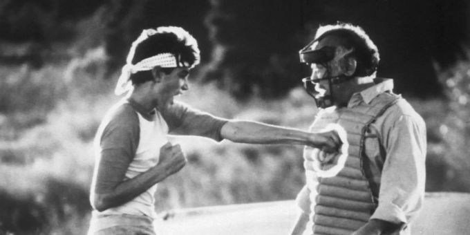Eine Szene aus dem Film «Karate Kid» aus dem Jahr 1984. karate kid