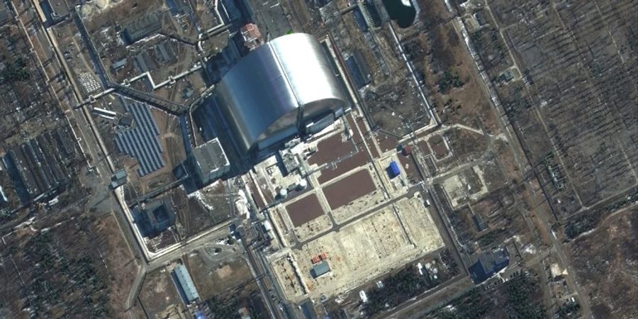 Aktuelle Satellitenaufnahme von Tschernobyl