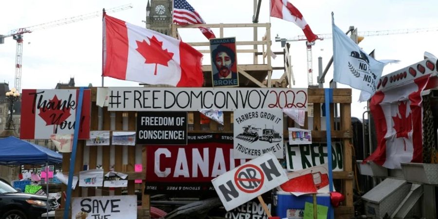 Corona-Demonstration in Ottawa